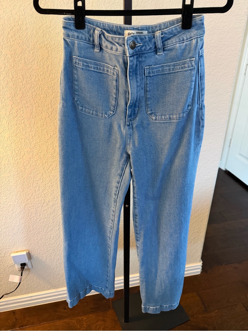 ROLLA'S Light Wash Wide-Leg Women's Jeans